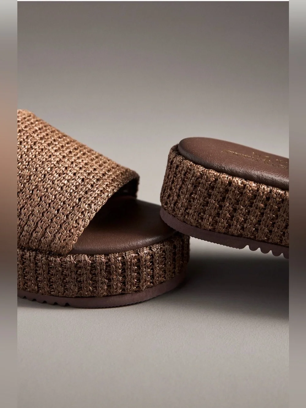 Anthropologie Matisse Montego Platform Slides
